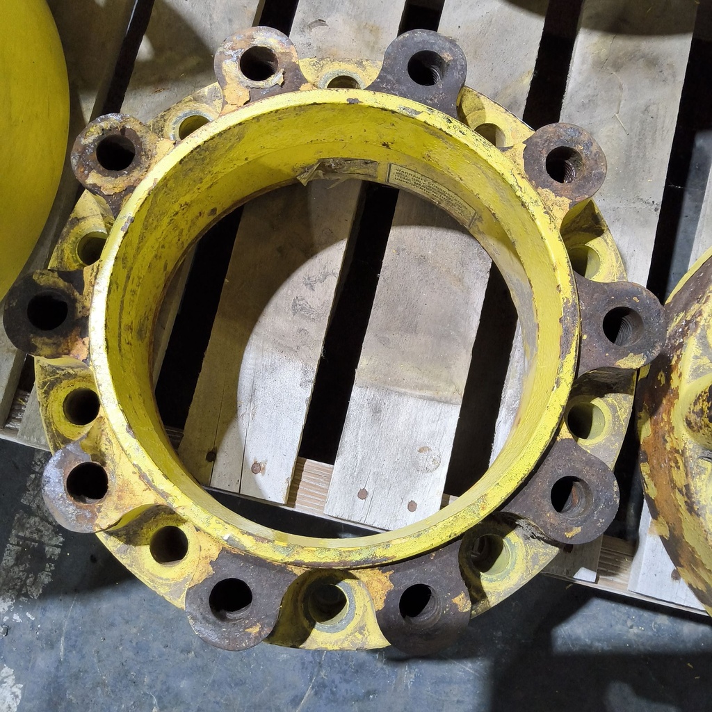 10-Hole 5"L Hub Extension, John Deere Yellow