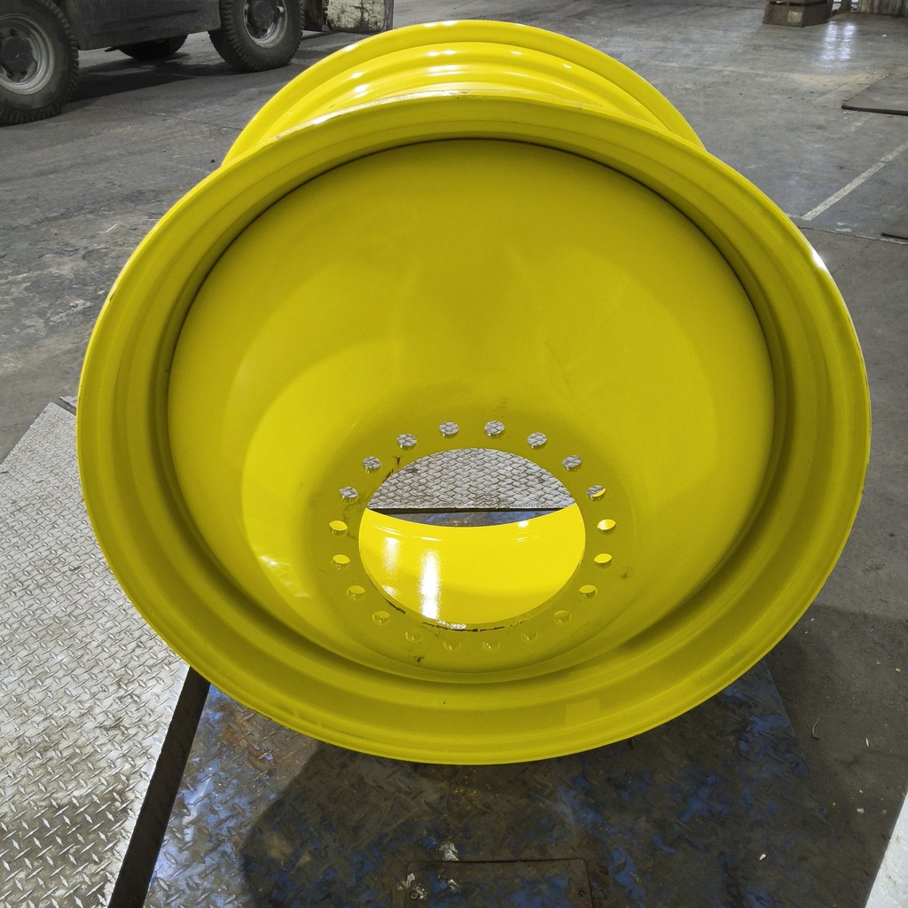 23"W x 38"D, John Deere Yellow 20-Hole Dolly Dual