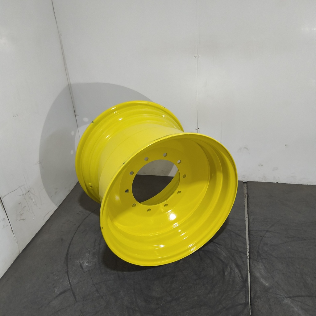 20"W x 26"D, John Deere Yellow 10-Hole Formed Plate , -2.62" Offset