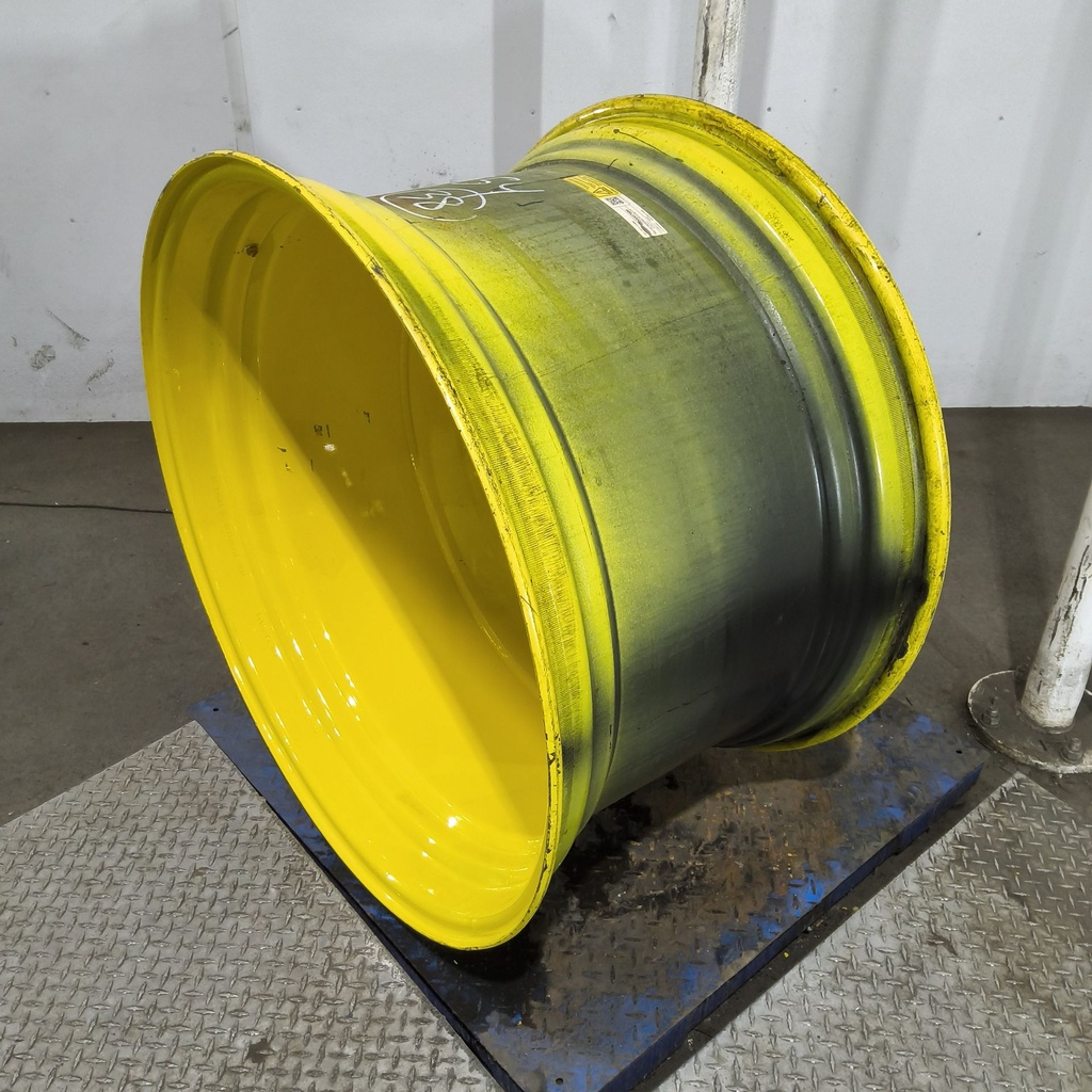 23"W x 38"D, John Deere Yellow 10-Hole Dolly Dual-Inside , -16.38" Offset