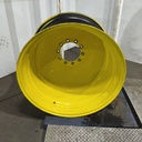 23"W x 38"D, John Deere Yellow 10-Hole Dolly Dual , -14.38" Offset