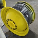 23"W x 38"D, John Deere Yellow 10-Hole Dolly Dual , -14.38" Offset