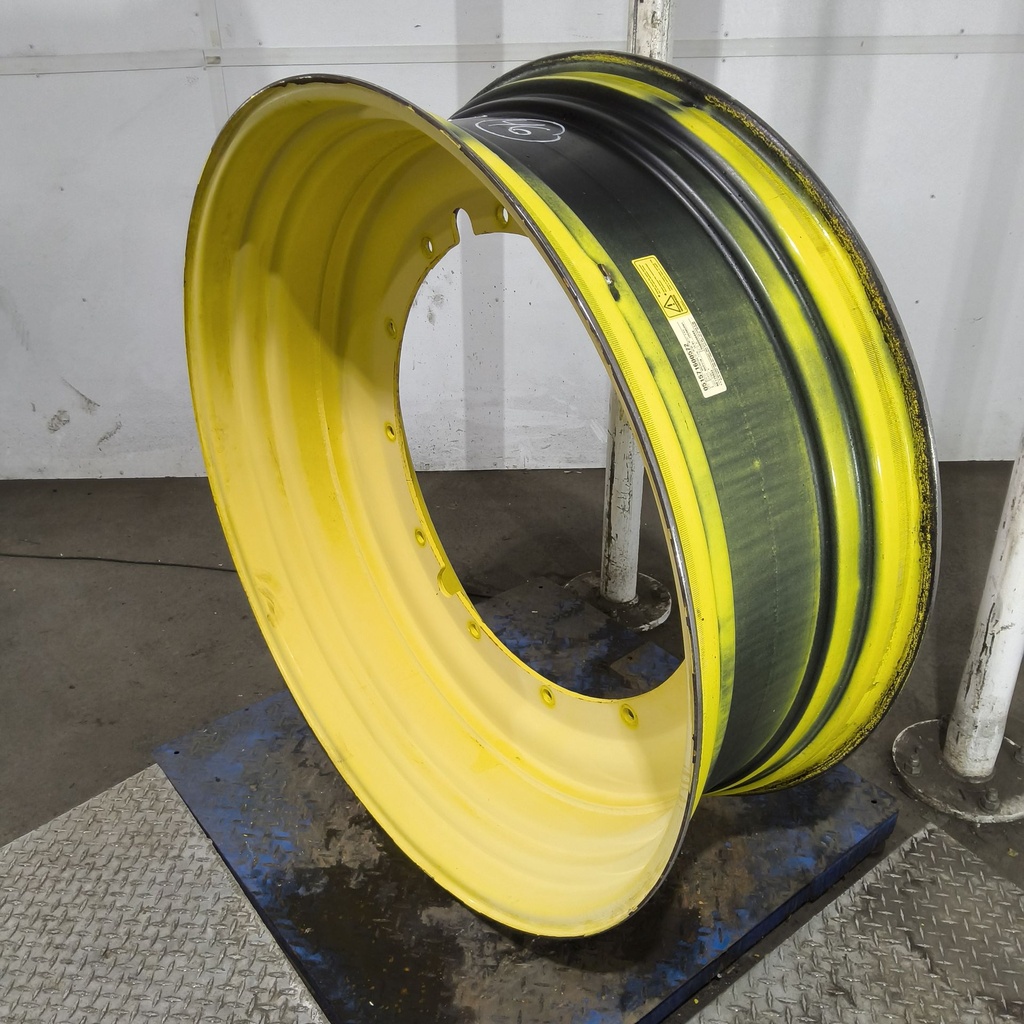 16"W x 46"D, John Deere Yellow 12-Hole Stub Disc , -3.25" Offset
