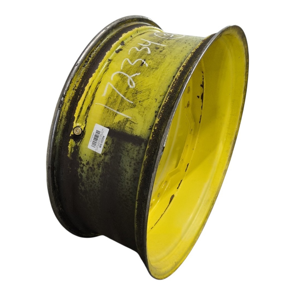 13"W x 34"D, John Deere Yellow 12-Hole Waffle Wheel (Groups of 3 bolts)
