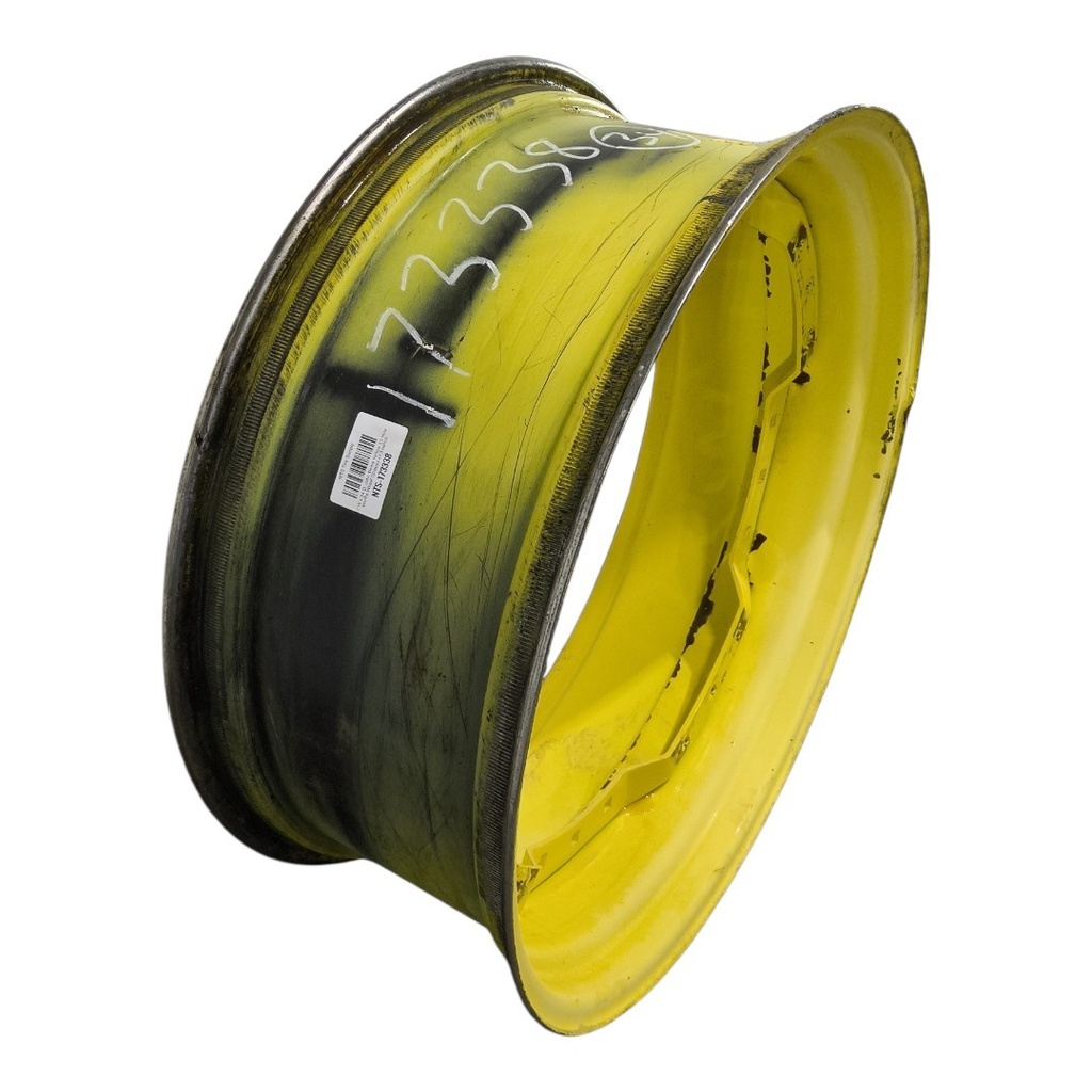 13"W x 34"D, John Deere Yellow 12-Hole Waffle Wheel (Groups of 3 bolts)