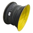 16"W x 26"D, John Deere Yellow 8-Hole Formed Plate , 2.12" Offset