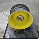 16"W x 26"D, John Deere Yellow 8-Hole Formed Plate , 2.12" Offset