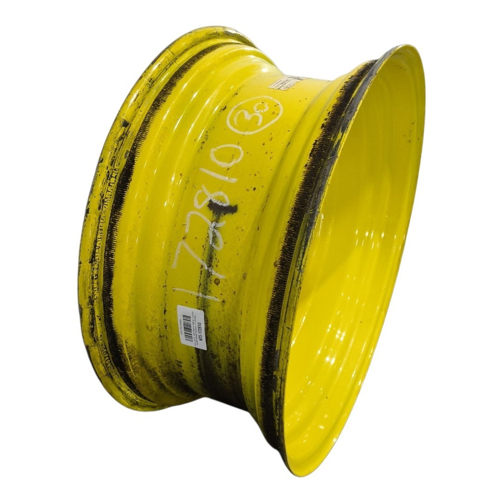 13"W x 30"D, John Deere Yellow 12-Hole Waffle Wheel (Groups of 3 bolts)