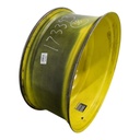 16"W x 38"D, John Deere Yellow 10-Hole Dolly Dual , -13.12" Offset