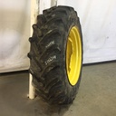 IF 420/85R34 Firestone Radial All Traction DT R-1W on John Deere Yellow 12-Hole Waffle Wheel (Groups of 3 bolts) 40%