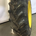 IF 420/85R34 Firestone Radial All Traction DT R-1W on John Deere Yellow 12-Hole Waffle Wheel (Groups of 3 bolts) 40%