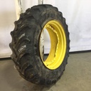 IF 420/85R34 Firestone Radial All Traction DT R-1W on John Deere Yellow 12-Hole Waffle Wheel (Groups of 3 bolts) 40%