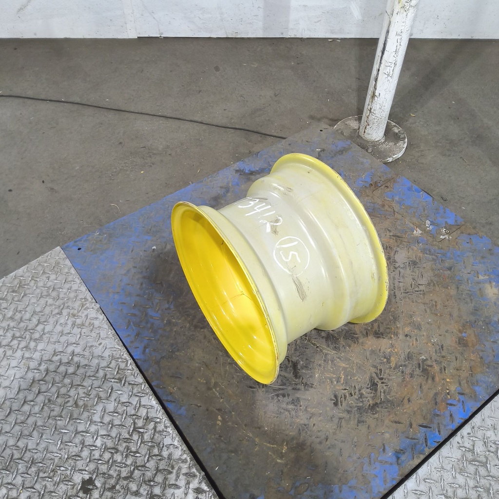 10"W x 15"D, John Deere Yellow 8-Hole Implement , 0.62" Offset