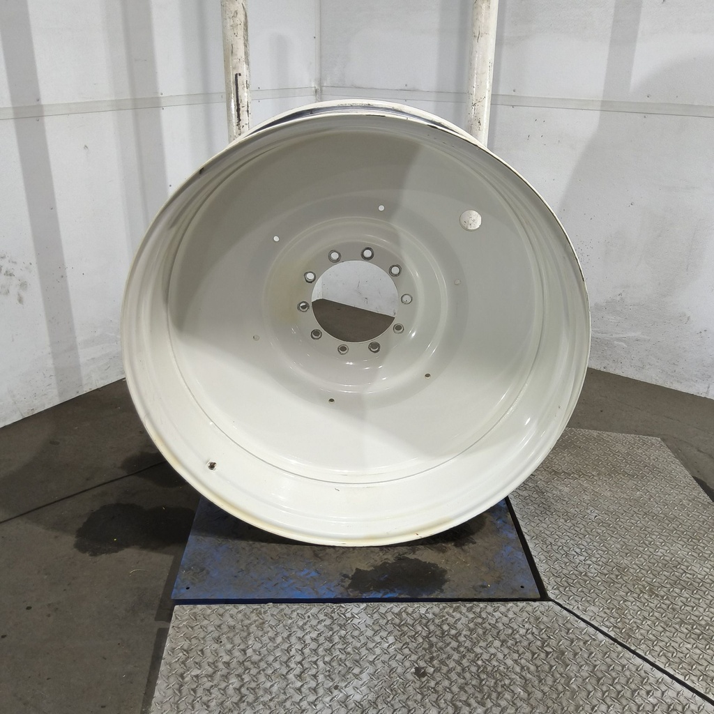 16"W x 46"D, Ford / New Holland White 10-Hole Formed Plate , -9.25" Offset