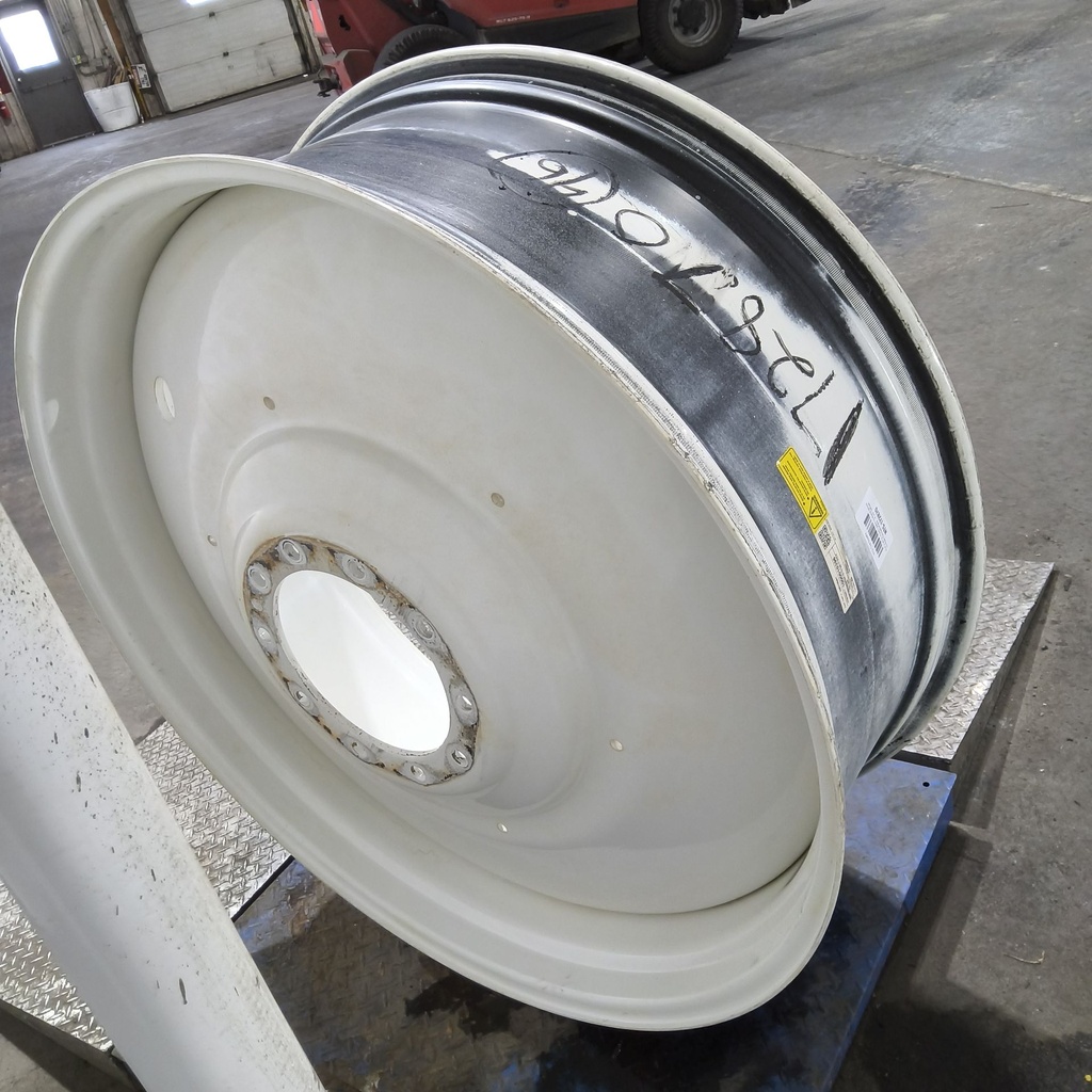 16"W x 46"D, Ford / New Holland White 10-Hole Formed Plate , -9.25" Offset