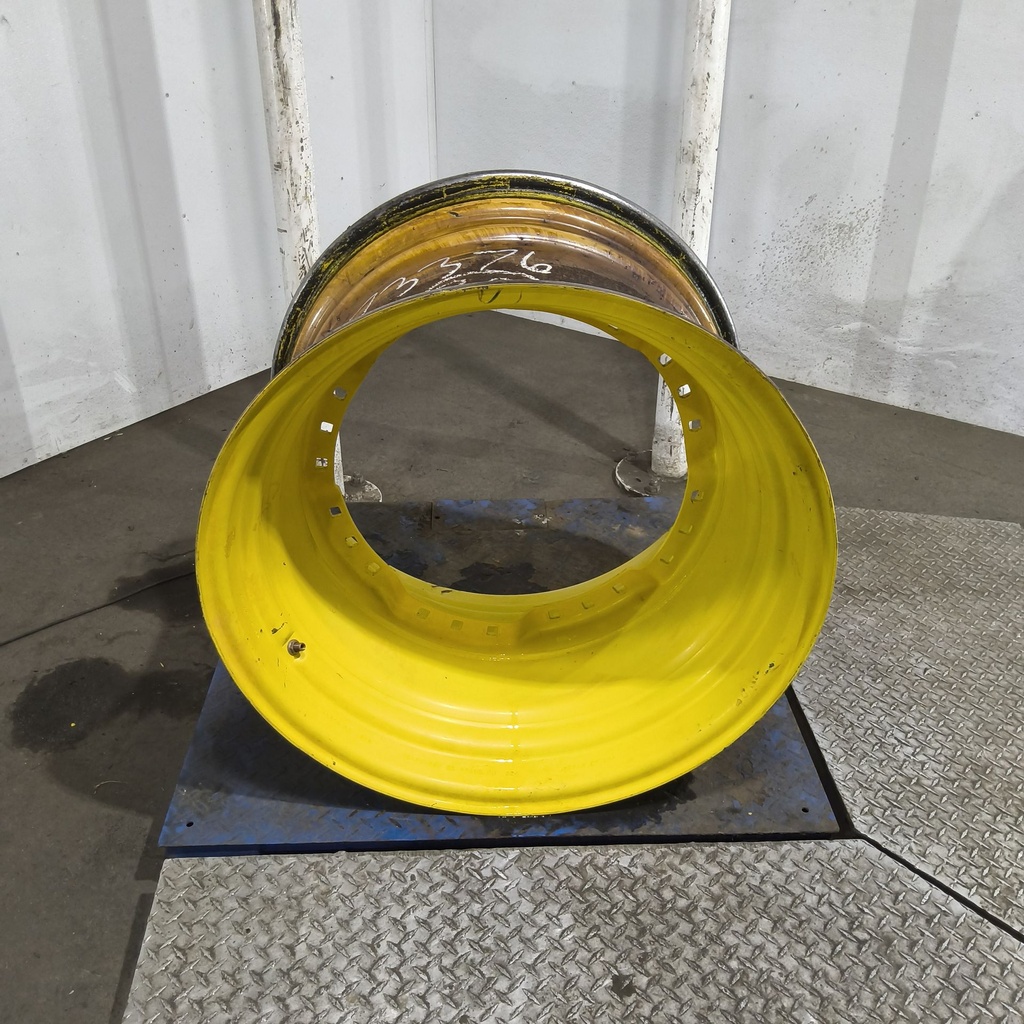 20"W x 30"D, John Deere Yellow 12-Hole Waffle Wheel (Groups of 3 bolts)