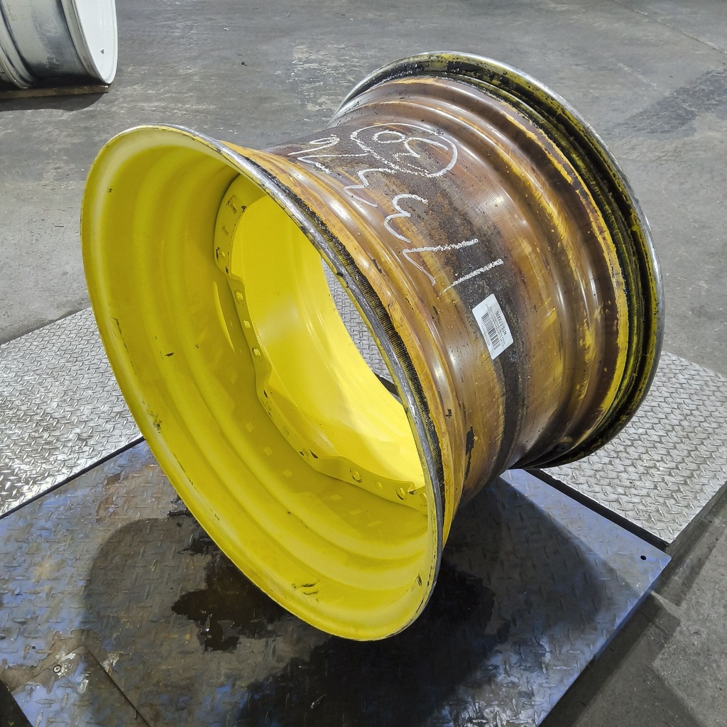 20"W x 30"D, John Deere Yellow 12-Hole Waffle Wheel (Groups of 3 bolts)
