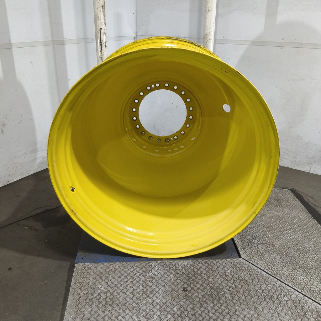 30"W x 46"D, John Deere Yellow 16-Hole Straddle Dual - Outside Dual , -26.88" Offset