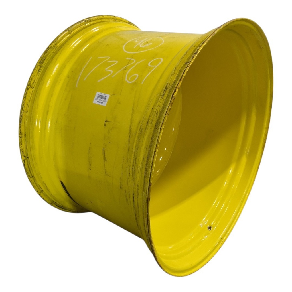 30"W x 46"D, John Deere Yellow 10-Hole Straddle Dual - Inside Main , -19.38" Offset