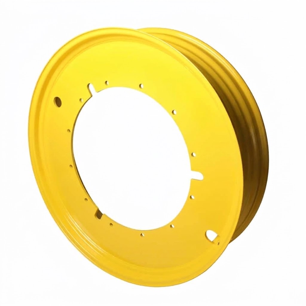 12"W x 50"D, John Deere Yellow 12-Hole Stub Disc , 3.25" Offset