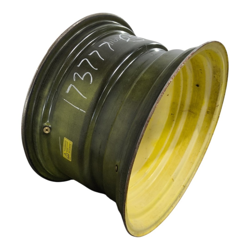 16"W x 26"D, John Deere Yellow 8-Hole Formed Plate , 2.12" Offset
