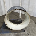 13"W x 34"D, Ford / New Holland White 8-Hole Waffle Wheel (Groups of 2 Bolts)