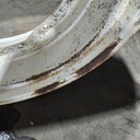 13"W x 34"D, Ford / New Holland White 8-Hole Waffle Wheel (Groups of 2 Bolts)
