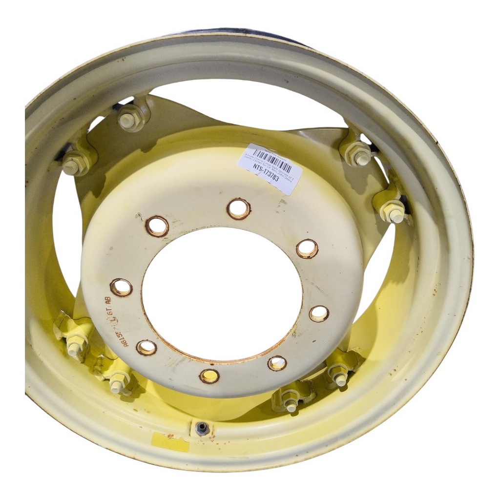 8-Hole Clamp/Loop Style (groups of 2 bolts) Center for 24" Rim, John Deere Yellow