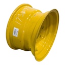 11"W x 18"D, John Deere Construction Yellow 8-Hole Flat Plate , 0.38" Offset