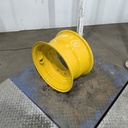 11"W x 18"D, John Deere Construction Yellow 8-Hole Flat Plate , 0.38" Offset