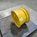 11"W x 18"D, John Deere Construction Yellow 8-Hole Flat Plate , 0.38" Offset