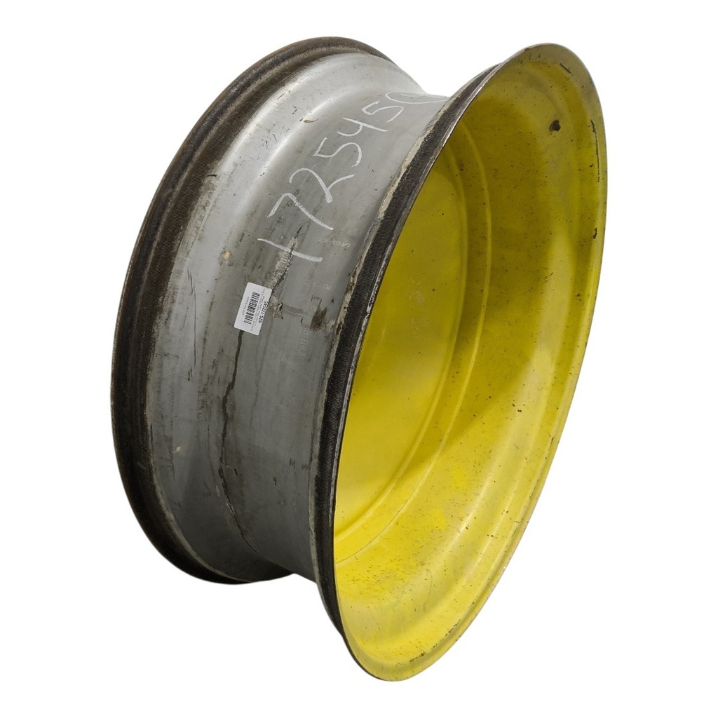 16"W x 46"D, John Deere Yellow 10-Hole Formed Plate , -8.88" Offset