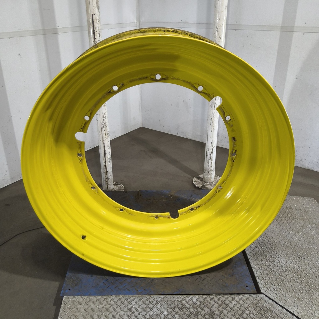13"W x 46"D, John Deere Yellow 12-Hole Stub Disc , -3.25" Offset