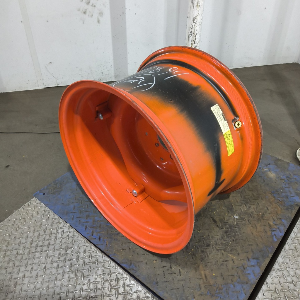 15"W x 24"D, Kubota Orange 4-Hole Rim with Clamp/Loop Style