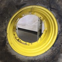 480/80R30 Firestone Radial All Traction DT R-1W on John Deere Yellow 8-Hole Waffle Wheel (Groups of 2 bolts) 95%