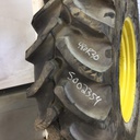 480/80R30 Firestone Radial All Traction DT R-1W on John Deere Yellow 8-Hole Waffle Wheel (Groups of 2 bolts) 95%