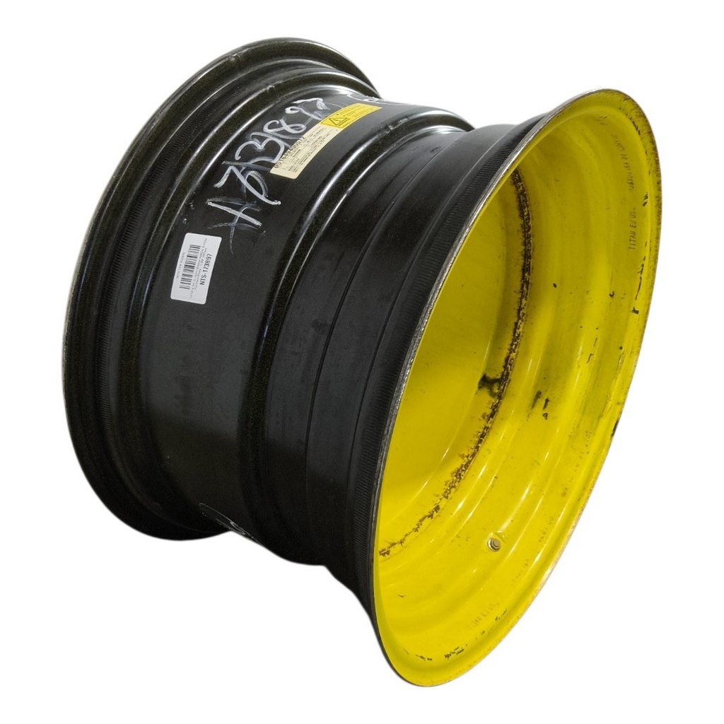 16"W x 26"D, John Deere Yellow 8-Hole Formed Plate , 1.88" Offset