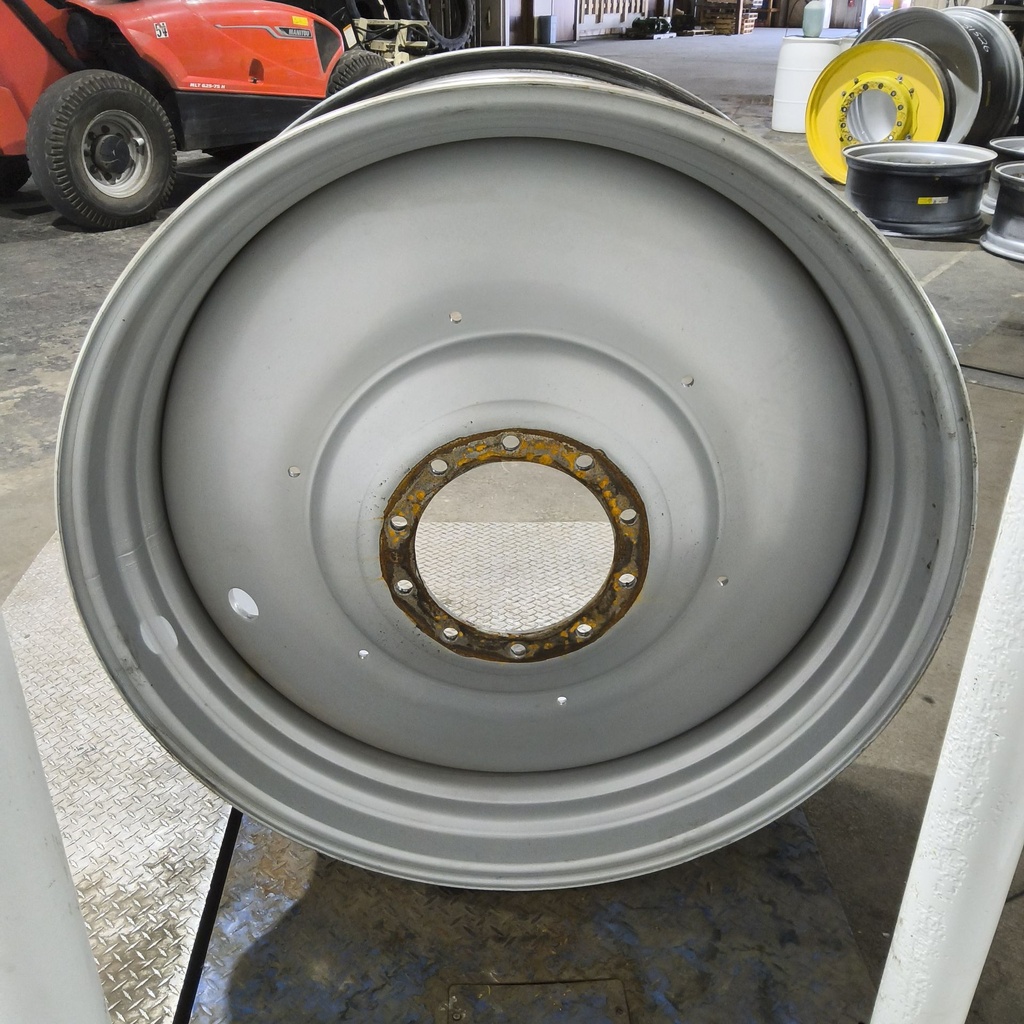 20"W x 46"D, Case IH Silver Mist 10-Hole Formed Plate , -9.38" Offset