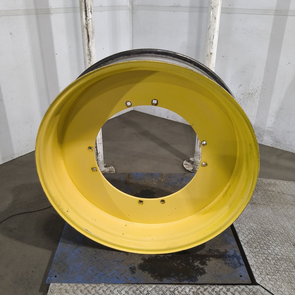 10"W x 38"D, John Deere Yellow 8-Hole Stub Disc (groups of 2 bolts) , 1.12" Offset