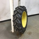 280/85R24 Continental AC85 Contract R-1W on John Deere Yellow 8-Hole Rim with Clamp/U-Clamp (groups of 2 bolts) 85%