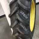 280/85R24 Continental AC85 Contract R-1W on John Deere Yellow 8-Hole Rim with Clamp/U-Clamp (groups of 2 bolts) 85%