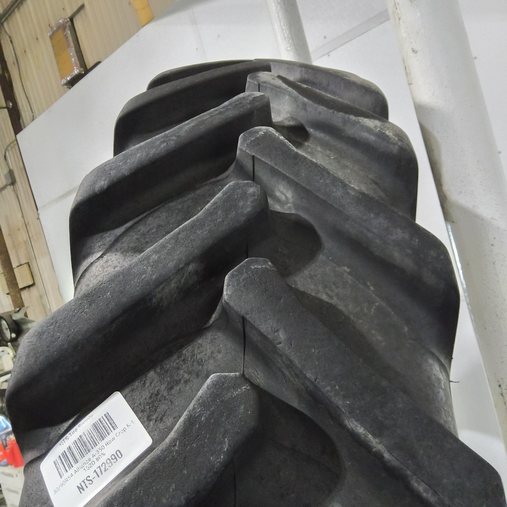 380/90R54 Alliance A-350 Row Crop R-1 152D 80%
