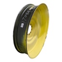 12"W x 54"D, John Deere Yellow 10-Hole Formed Plate , -9.25" Offset