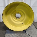12"W x 54"D, John Deere Yellow 10-Hole Formed Plate , -9.25" Offset