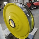 12"W x 54"D, John Deere Yellow 10-Hole Formed Plate , -9.25" Offset