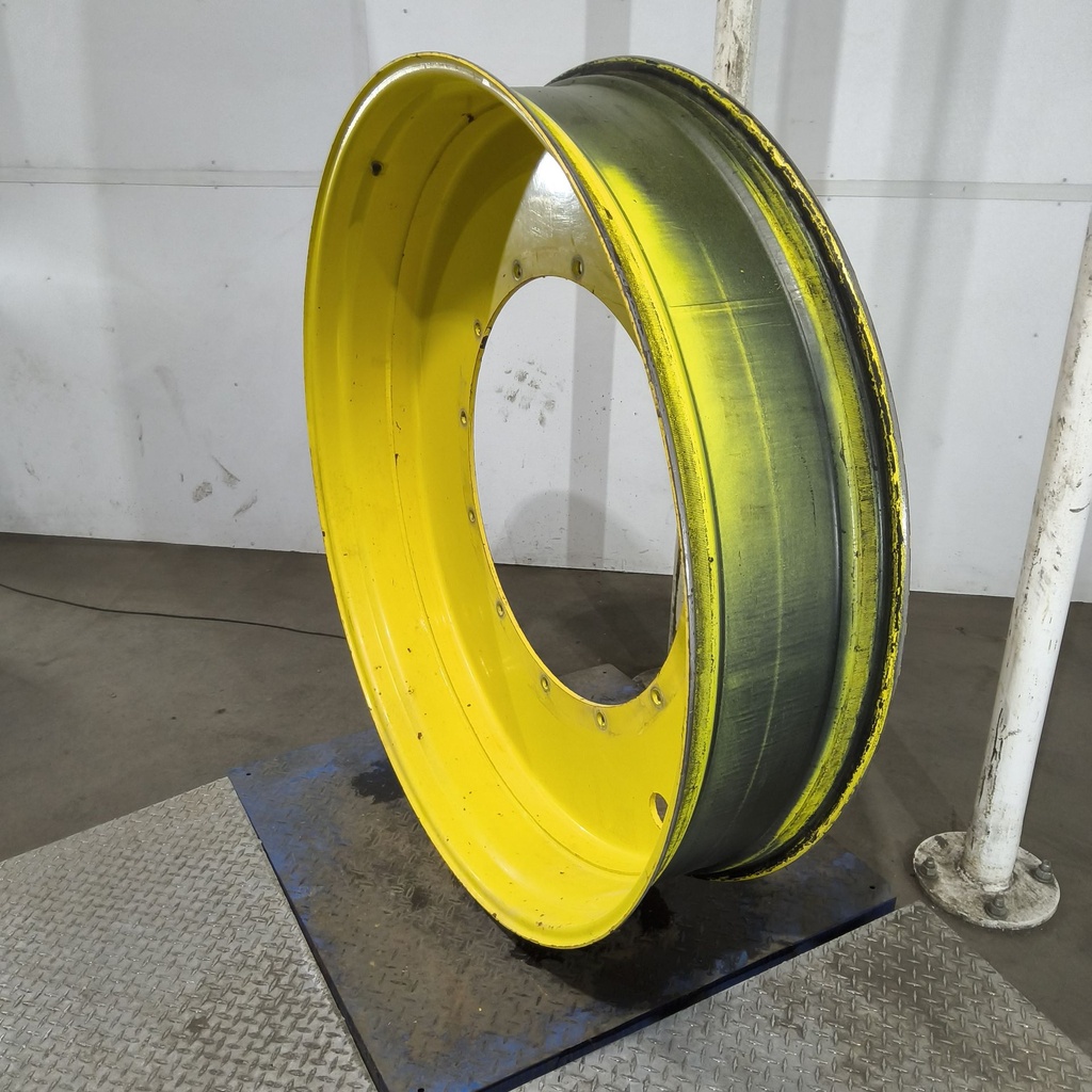 12"W x 54"D, John Deere Yellow 12-Hole Stub Disc , -3.38" Offset