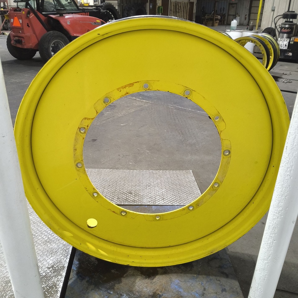 12"W x 54"D, John Deere Yellow 12-Hole Stub Disc , -3.38" Offset