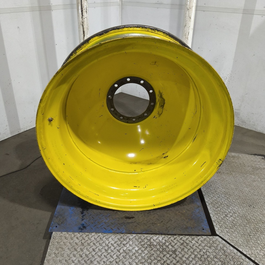 16"W x 42"D, John Deere Yellow 10-Hole Dolly Dual , -15.38" Offset
