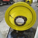 16"W x 42"D, John Deere Yellow 10-Hole Dolly Dual , -13.12" Offset