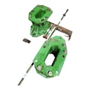 15.75"L Combine Frame Extension for John Deere Combine 9000STS/"S" Series ("B" Std 18/18 Spline Long/Short Drive Shafts), John Deere Green